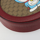 GUCCI Micro GG Supreme Doraemon Collaboration Bag PVC Beige 625216 Auth ka5794M-12