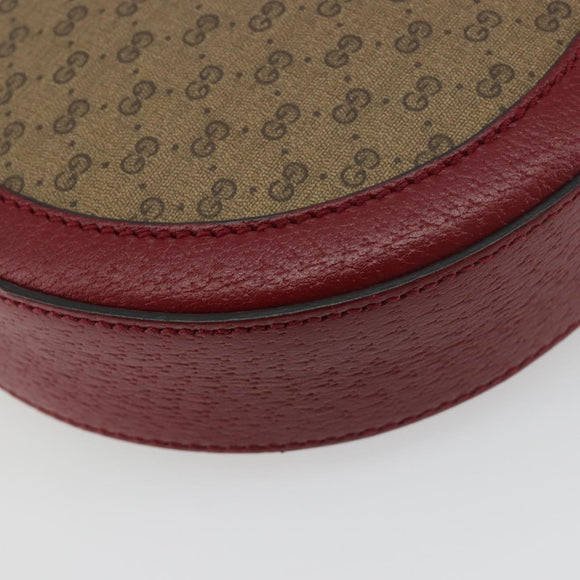 GUCCI Micro GG Supreme Doraemon Collaboration Bag PVC Beige 625216 Auth ka5794M