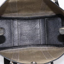 HERMES Garden Party PM Hand Bag Canvas 2way Gray Silver Auth ka5795-10