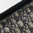Christian Dior Trotter Canvas Saddle Oblique Jacquard Bag Navy Auth ka5797A-15