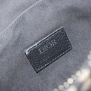 Christian Dior Trotter Canvas Saddle Oblique Jacquard Bag Navy Auth ka5797A-17