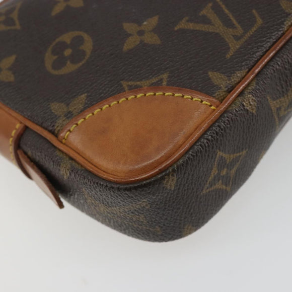 LOUIS VUITTON Monogram Marly Dragonne PM Clutch Bag M51827 LV Auth ka5798A