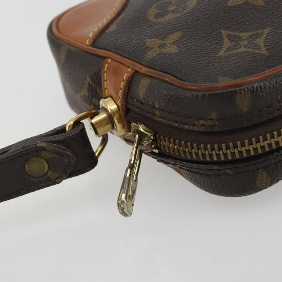 LOUIS VUITTON Monogram Marly Dragonne PM Clutch Bag M51827 LV Auth ka5798A
