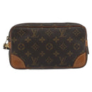 LOUIS VUITTON Monogram Marly Dragonne PM Clutch Bag M51827 LV Auth ka5798A-13