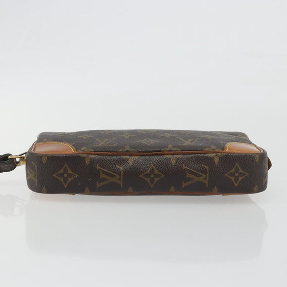 LOUIS VUITTON Monogram Marly Dragonne PM Clutch Bag M51827 LV Auth ka5798A