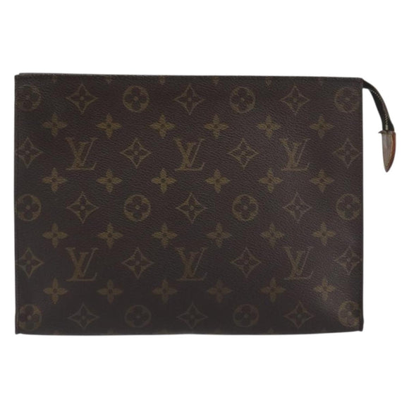 LOUIS VUITTON Monogram Poche Toilette 26 Pouch M47542 LV Auth ka5800