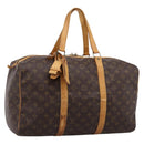 LOUIS VUITTON Monogram Sac Souple 45 Boston Bag M41624 LV Auth ka5803-1