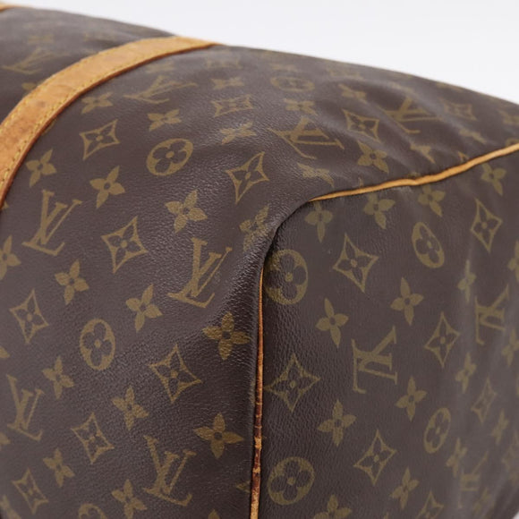 LOUIS VUITTON Monogram Sac Souple 45 Boston Bag M41624 LV Auth ka5803