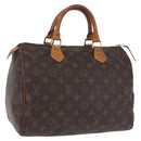 LOUIS VUITTON Monogram Speedy 30 Hand Bag M41526 LV Auth ka5804A-1