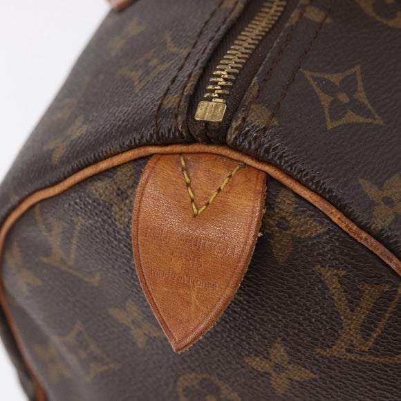 LOUIS VUITTON Monogram Speedy 30 Hand Bag M41526 LV Auth ka5804A