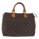 LOUIS VUITTON Monogram Speedy 30 Hand Bag M41526 LV Auth ka5804A-13