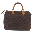 LOUIS VUITTON Monogram Speedy 30 Hand Bag M41526 LV Auth ka5804A-2