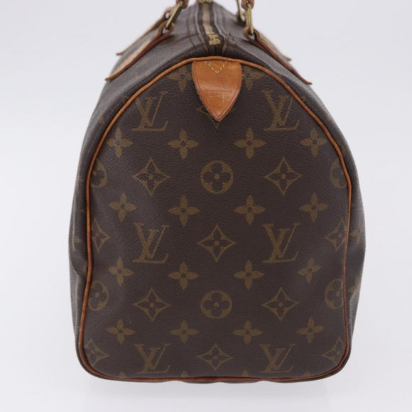 LOUIS VUITTON Monogram Speedy 30 Hand Bag M41526 LV Auth ka5804A
