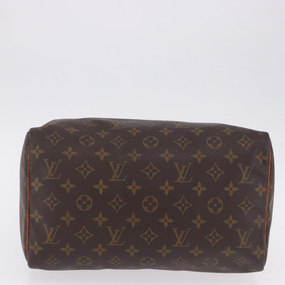LOUIS VUITTON Monogram Speedy 30 Hand Bag M41526 LV Auth ka5804A