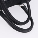 Christian Dior Trotter Canvas Boston Bag Suede Navy Silver Auth ka5806-7