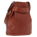 LOUIS VUITTON Epi Sac Depaule GM Shoulder Bag Brown M80193 LV Auth ka5808-1