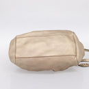 GUCCI Hand Bag Leather 2way Gold 223974 Auth ka5809-11