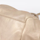 GUCCI Hand Bag Leather 2way Gold 223974 Auth ka5809-12