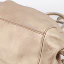 GUCCI Hand Bag Leather 2way Gold 223974 Auth ka5809-14