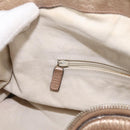 GUCCI Hand Bag Leather 2way Gold 223974 Auth ka5809-22