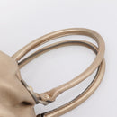 GUCCI Hand Bag Leather 2way Gold 223974 Auth ka5809-8