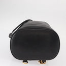 GUCCI Bamboo Body Bag Leather Black Gold 003 2113 0036 Auth ka581-11