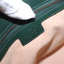 GUCCI Bamboo Diana Small Hand Bag Leather 2way Green Gold 750396 Auth ka5810M-9