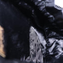 SAINT LAURENT Purse Shoulder Bag Sequin nylon Black Auth ka5811V-17