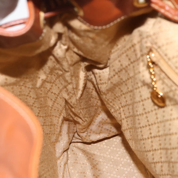 GUCCI Bamboo Backpack Leather Brown Gold 003 2058 0016 Auth ka5812