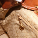 GUCCI Bamboo Backpack Leather Brown Gold 003 2058 0016 Auth ka5812-24