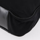 GUCCI Bamboo Shoulder Bag Canvas Black Silver 001 1014 1577 5 Auth ka582-14