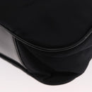 GUCCI Bamboo Shoulder Bag Canvas Black Silver 001 1014 1577 5 Auth ka582-16