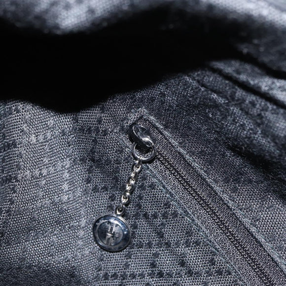 GUCCI Bamboo Shoulder Bag Canvas Black Silver 001 1014 1577 5 Auth ka582