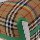 BURBERRY Nova Check Tote Bag Canvas Beige Auth ka5820V-10