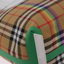 BURBERRY Nova Check Tote Bag Canvas Beige Auth ka5820V-12