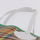 BURBERRY Nova Check Tote Bag Canvas Beige Auth ka5820V-8
