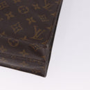 LOUIS VUITTON Monogram Sac Plat Hand Bag M51140 LV Auth ka5821-9