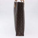 LOUIS VUITTON Monogram Sac Plat Hand Bag M51140 LV Auth ka5821-3