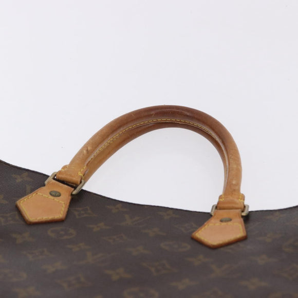 LOUIS VUITTON Monogram Sac Plat Hand Bag M51140 LV Auth ka5821