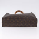 LOUIS VUITTON Monogram Sac Plat Hand Bag M51140 LV Auth ka5821-5