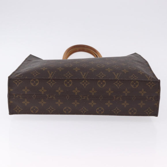 LOUIS VUITTON Monogram Sac Plat Hand Bag M51140 LV Auth ka5821