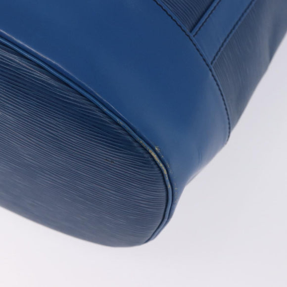 LOUIS VUITTON Epi Randonnee GM Shoulder Bag Blue M43085 LV Auth ka5822