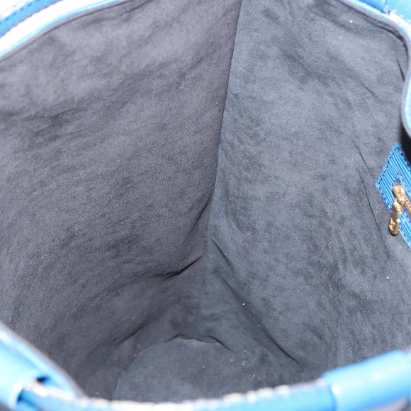 LOUIS VUITTON Epi Randonnee GM Shoulder Bag Blue M43085 LV Auth ka5822