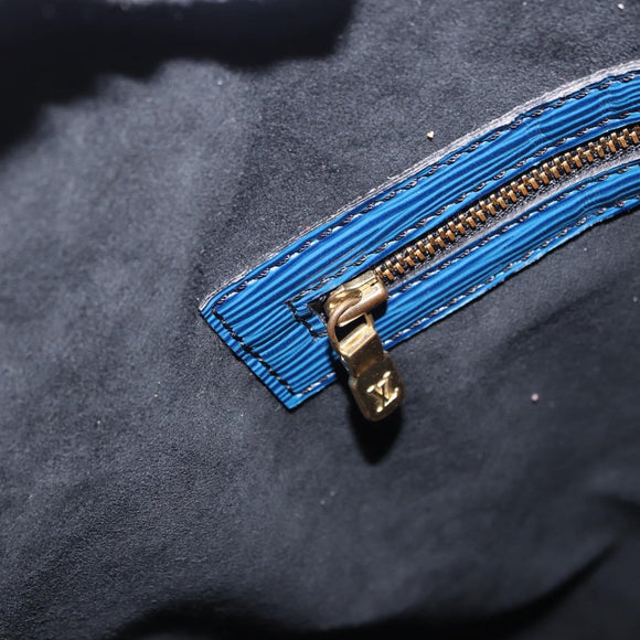 LOUIS VUITTON Epi Randonnee GM Shoulder Bag Blue M43085 LV Auth ka5822