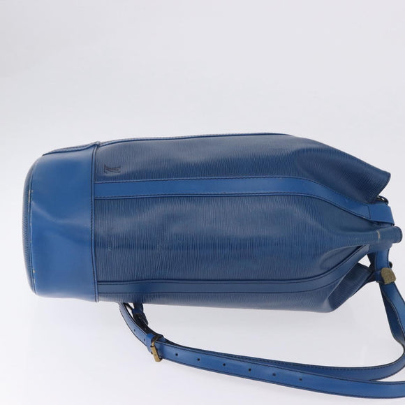 LOUIS VUITTON Epi Randonnee GM Shoulder Bag Blue M43085 LV Auth ka5822