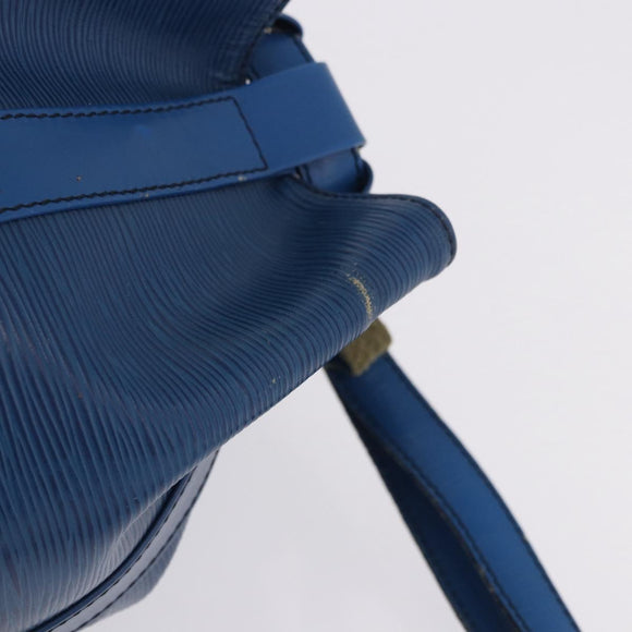 LOUIS VUITTON Epi Randonnee GM Shoulder Bag Blue M43085 LV Auth ka5822