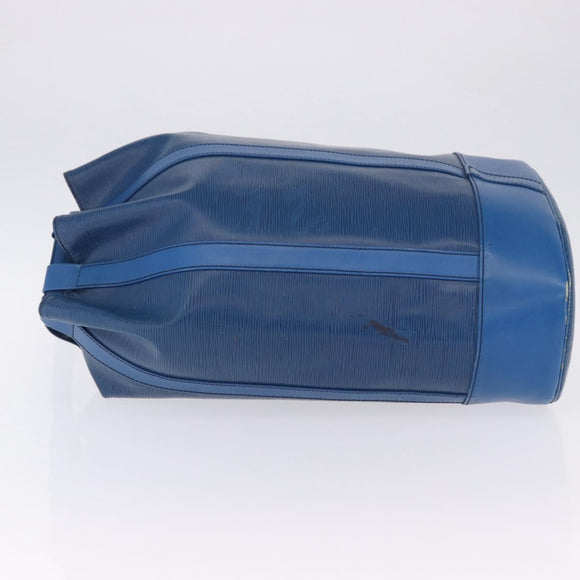 LOUIS VUITTON Epi Randonnee GM Shoulder Bag Blue M43085 LV Auth ka5822