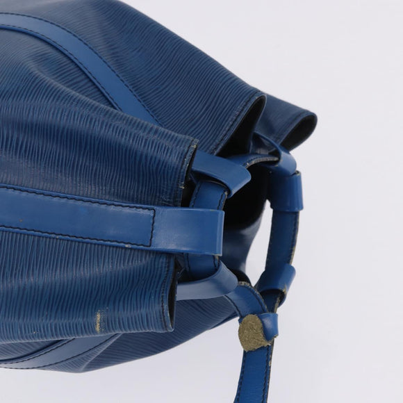 LOUIS VUITTON Epi Randonnee GM Shoulder Bag Blue M43085 LV Auth ka5822