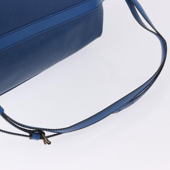 LOUIS VUITTON Epi Randonnee GM Shoulder Bag Blue M43085 LV Auth ka5822