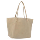 LOEWE Tote Bag Leather Gold Auth ka5825-1